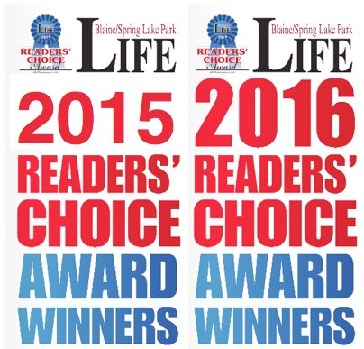 Photo showing that All Things Diapers was awarded the Life readers choice award for the best diaper service in 2015 and 2016